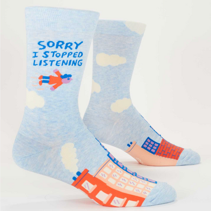 I Stopped Listening Men's Socks