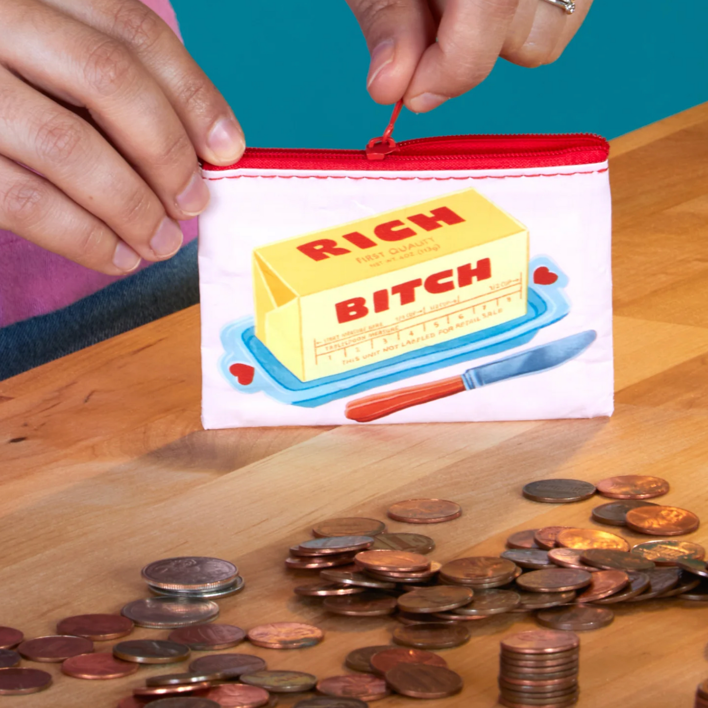 Rich Bitch Coin Purse