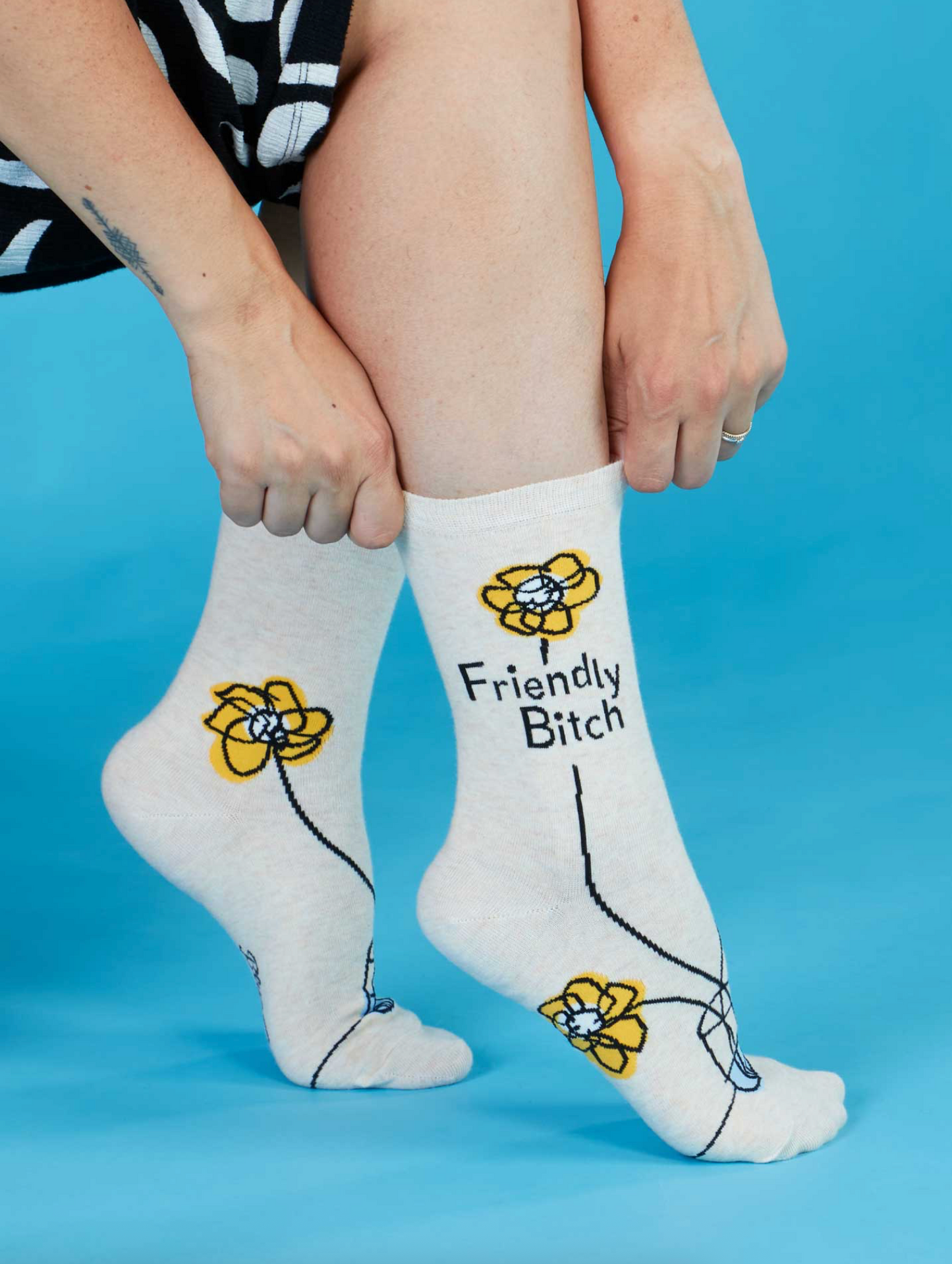 Friendly Bitch Crew Socks