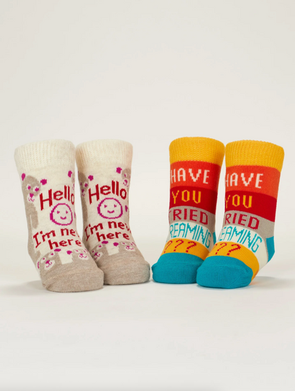 I'm New / Screaming Baby Socks