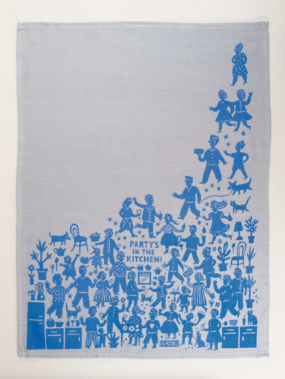 Party In The Kitchen Dish Towel