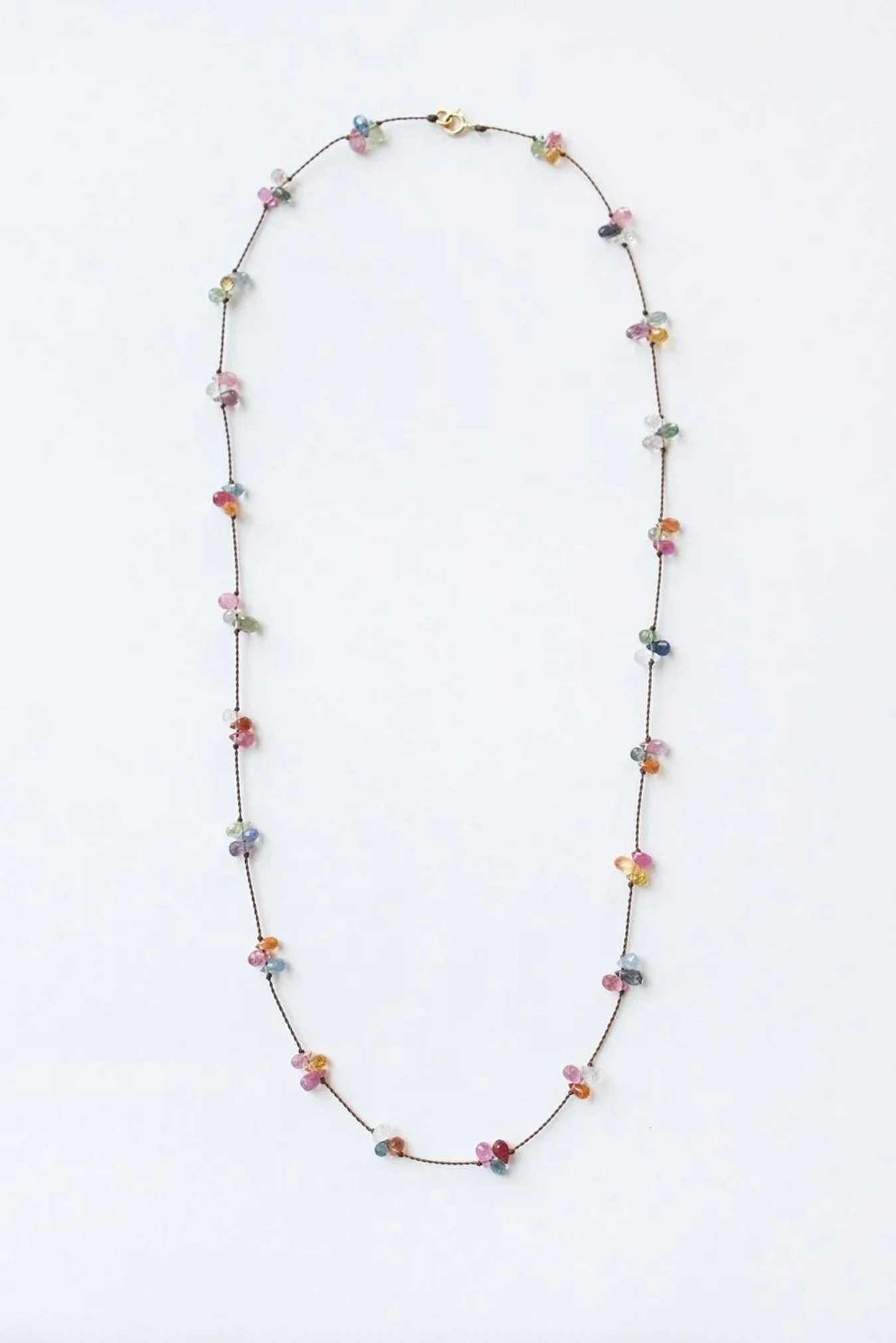 Berry Necklace w/ Rainbow Sapphire
