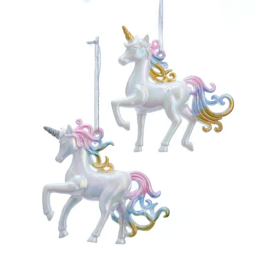 Pastel Unicorn Ornament