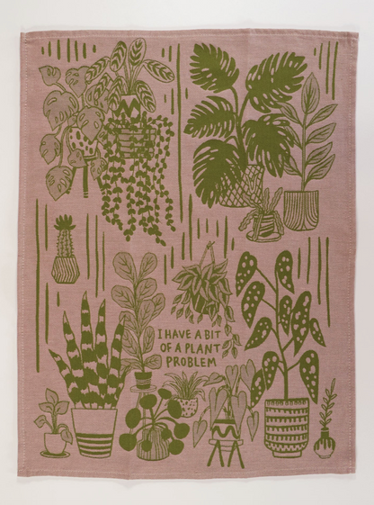 Plant Problem Woven Dish Towel