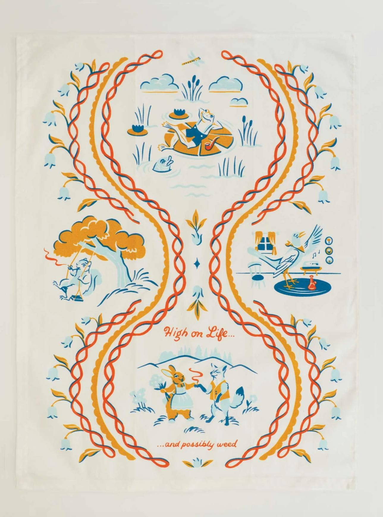 High on Life Dish Towel