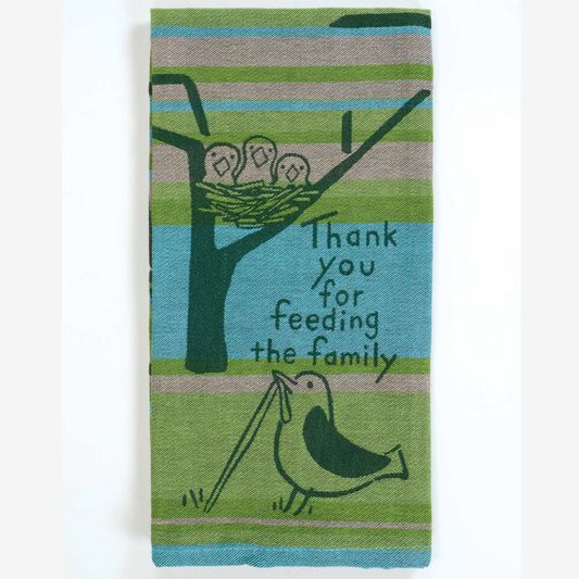Feeding the Family Dish Towel