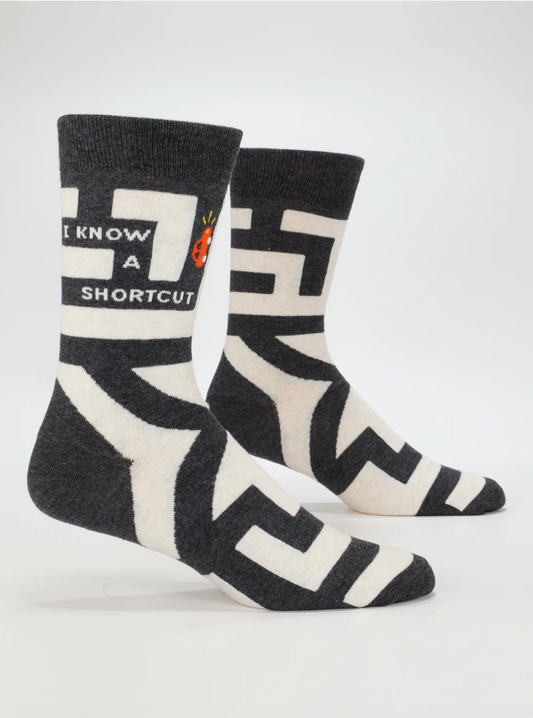 I Know A Shortcut Men's Socks