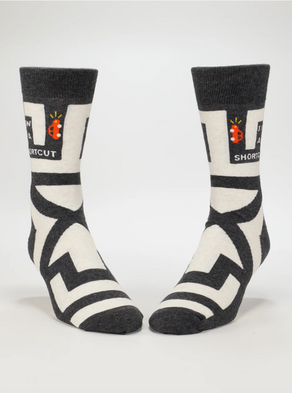 I Know A Shortcut Men's Socks