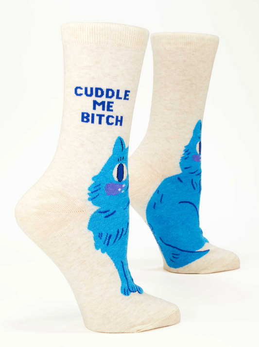 Cuddle Me Bitch Women's Crew Socks