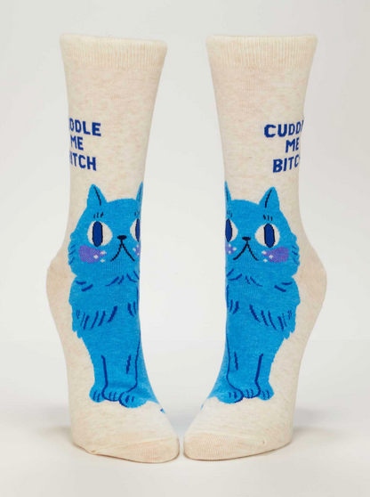 Cuddle Me Bitch Women's Crew Socks