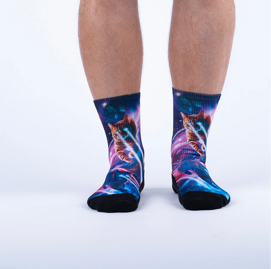 Laser Cats Performance Crew Socks