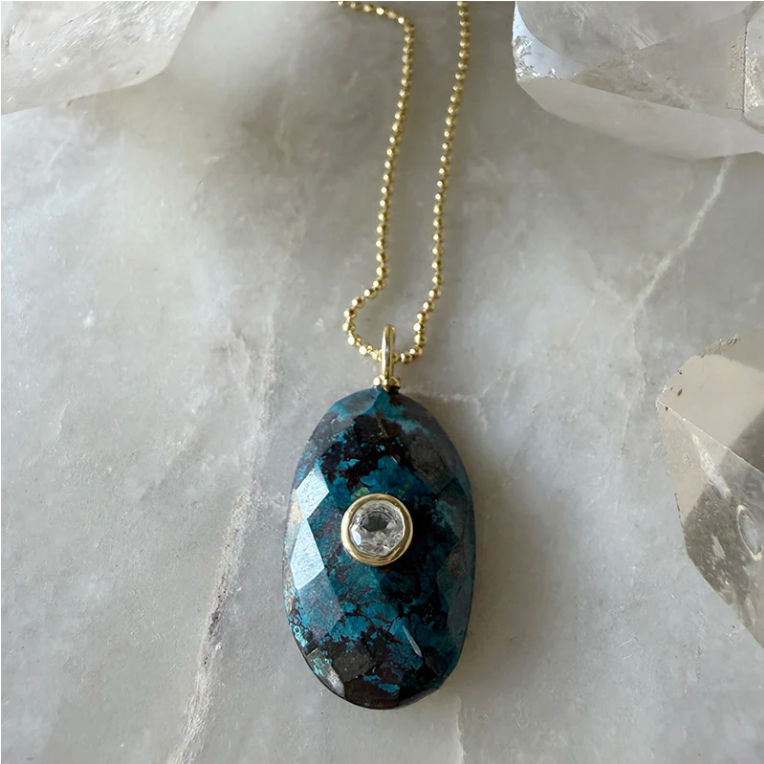 Odelia Chrysocolla Necklace