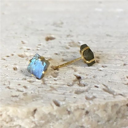 Labradorite Studs