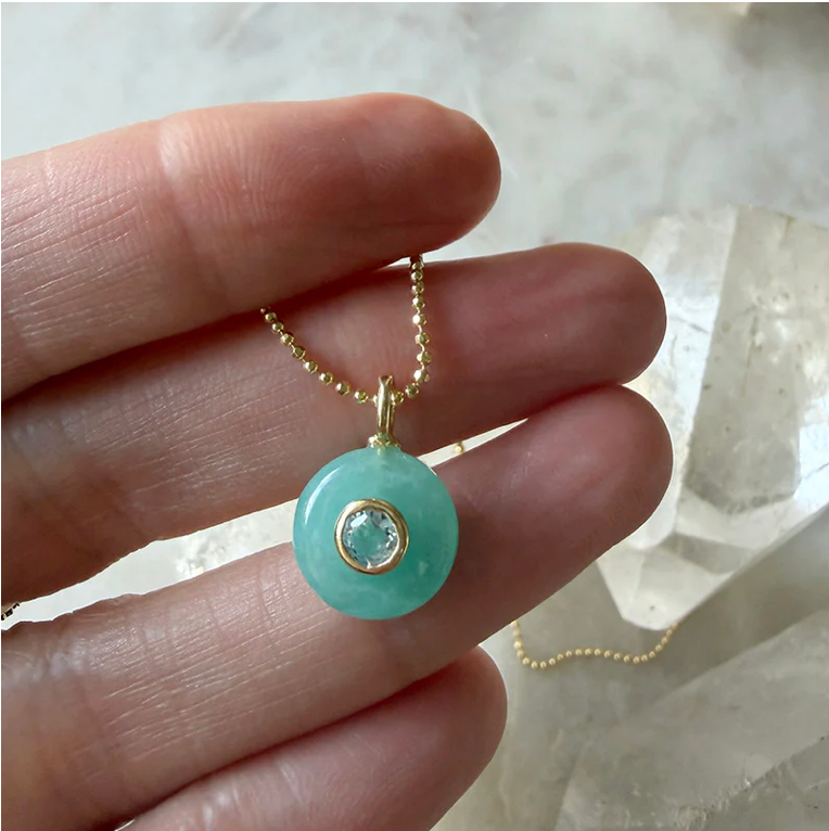 Petite Amazonite Necklace