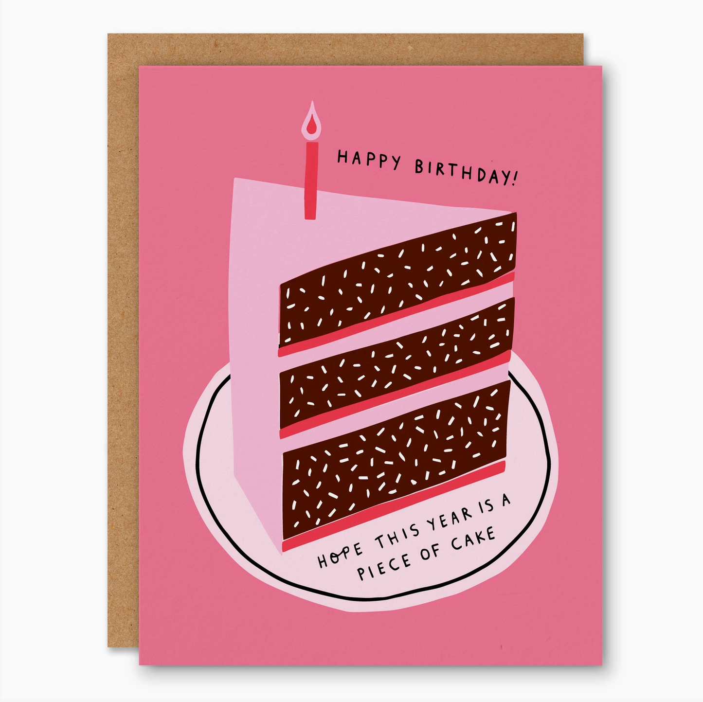 Piece of Cake Birthday Card