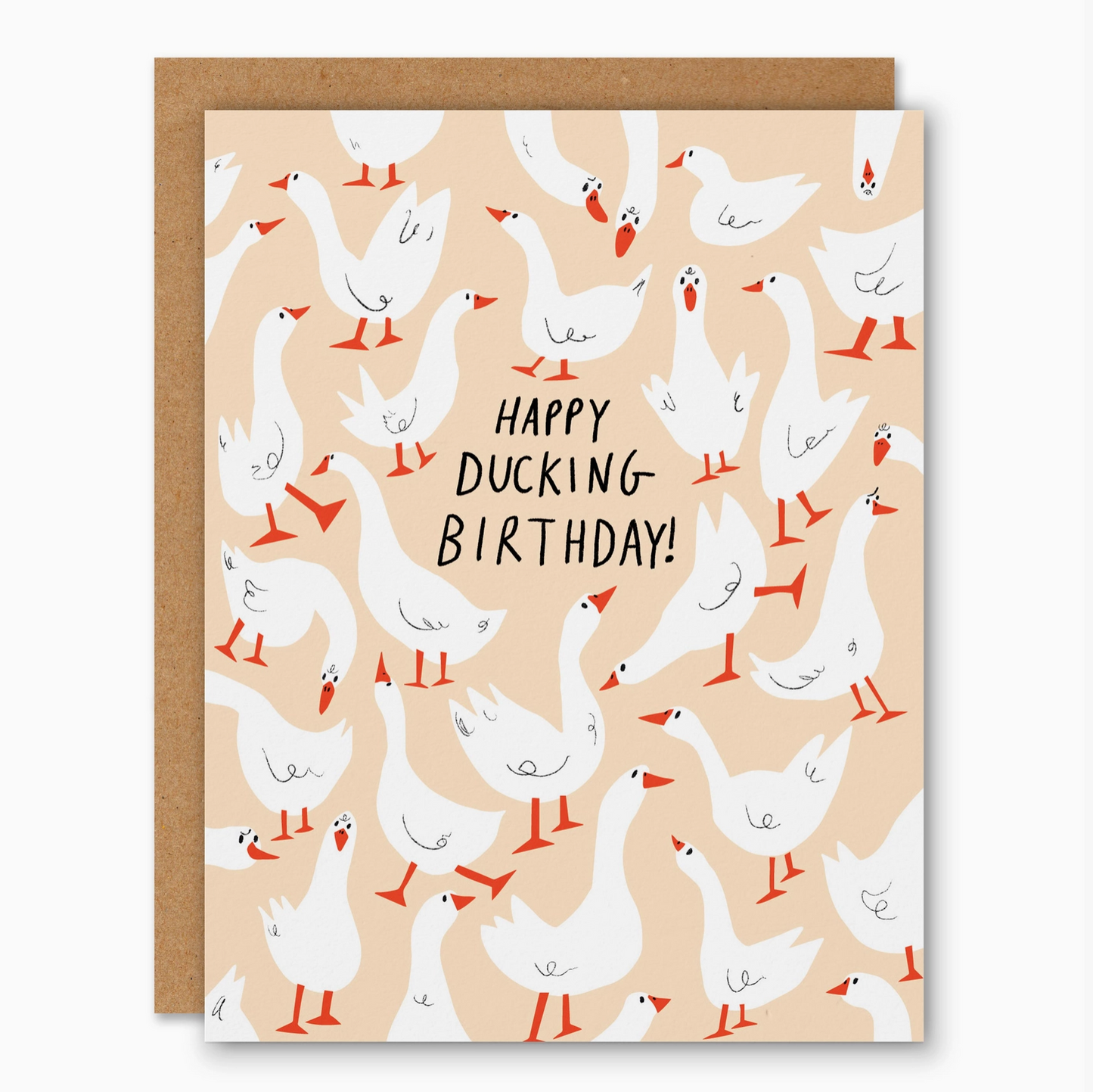 Ducking Birthday Card