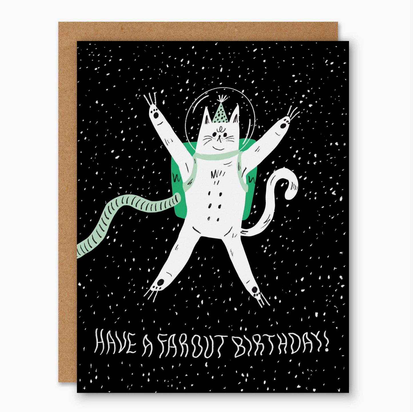 Far Out Birthday Card