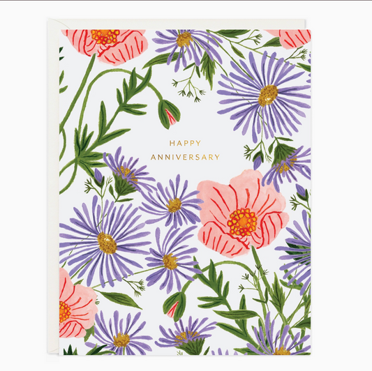 Poppy Anniversary Card