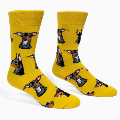 I Like Dobermans, And Maybe Three People Crew Socks