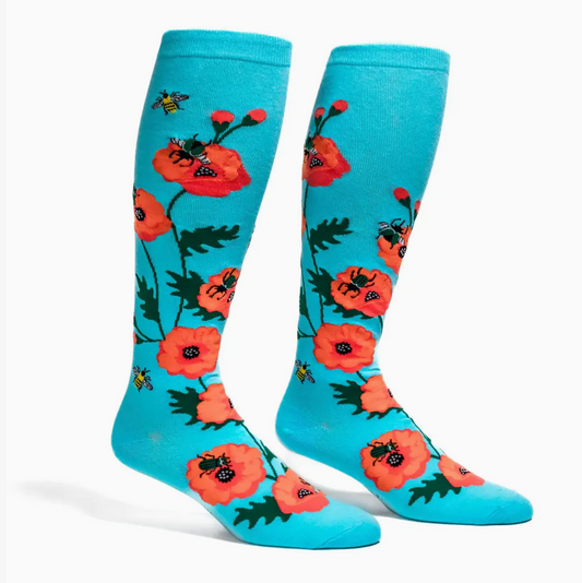 Popping In to Say Hello Stretch-It Knee High Socks