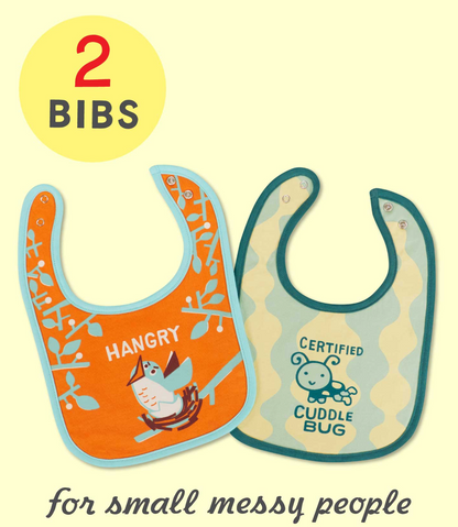 Hangry / Cuddle Bug Baby Bibs