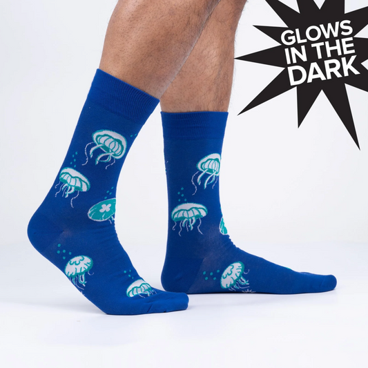 Nice to Sea You Glow Crew Socks