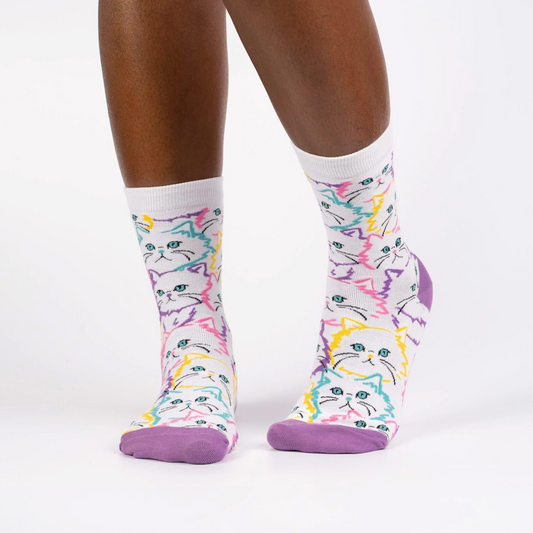 Fur Real Crew Socks
