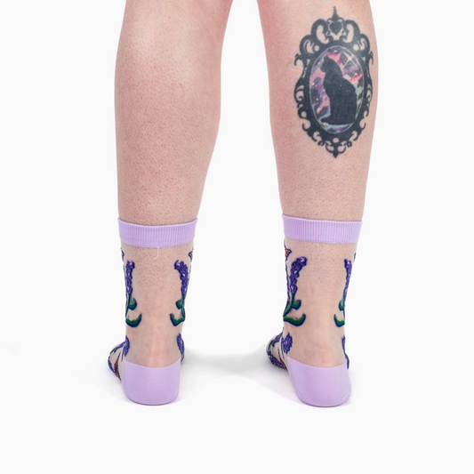Never Herb Your Enthusiasm Sheer Crew Socks