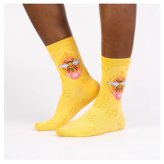 Queen Bee Crew Socks