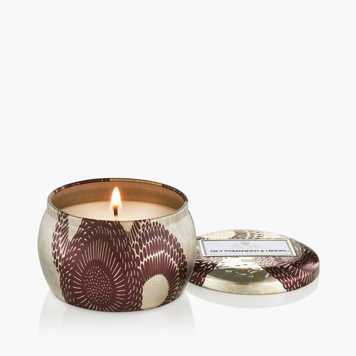 Gilt Pomander & Hinoki Candle