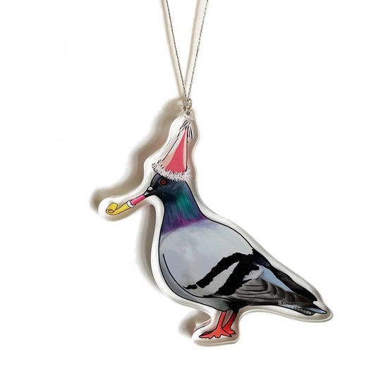 New York Pigeon Christmas Ornament