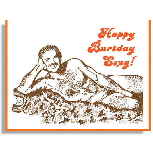 RIP Burt Reynolds Birthday Card