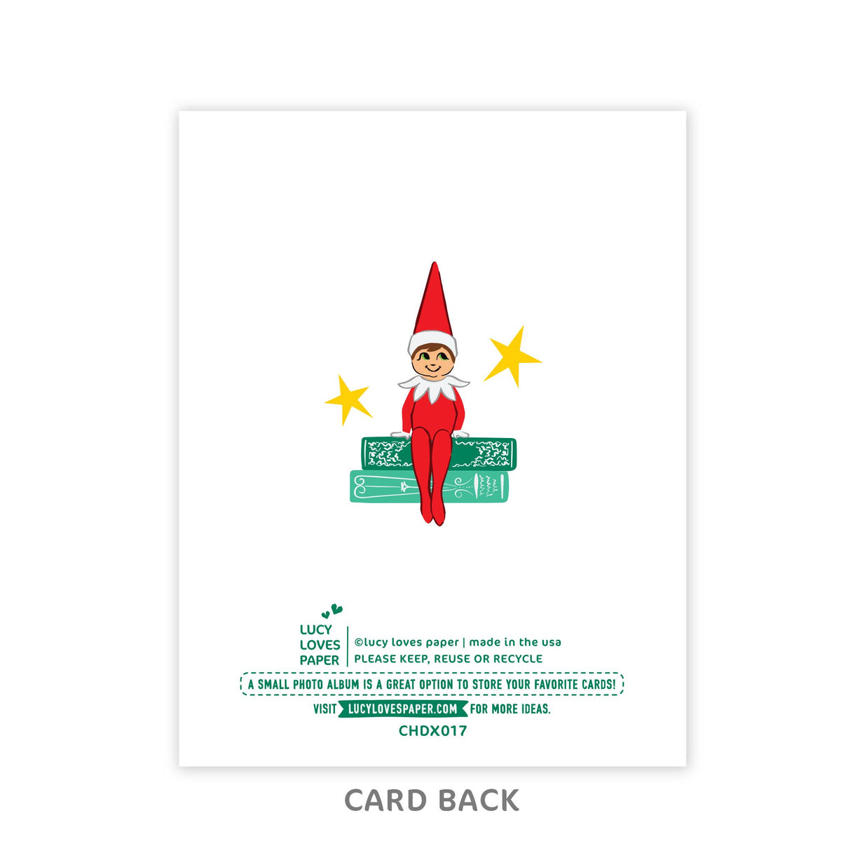 A Shelf Full of Joy Holiday Card