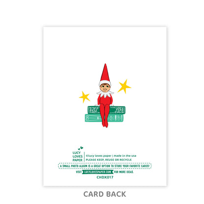 A Shelf Full of Joy Holiday Card