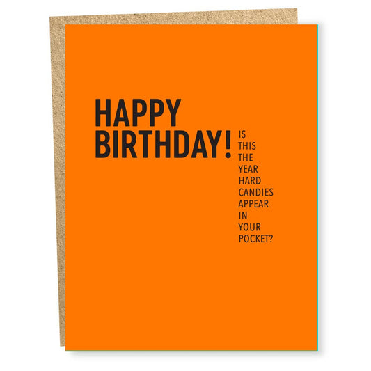 Hard Candies Birthday Card