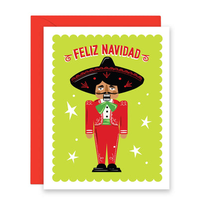 Feliz Navidad Mariachi Nutcracker | Christmas Card in Spanish