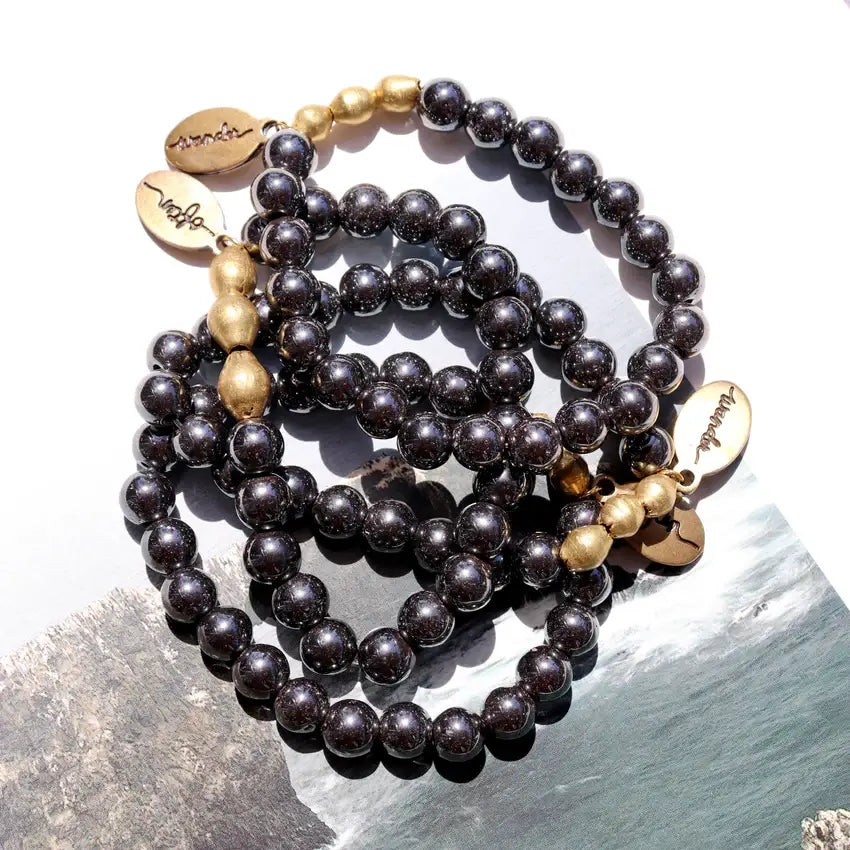 Hematite Beaded Bracelet