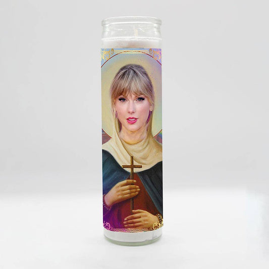 Saint Tay Tay Candle