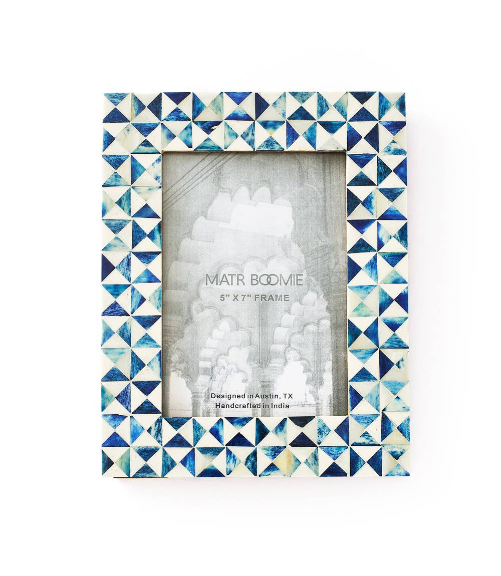 Varuna 5x7 Cobalt Picture Frame