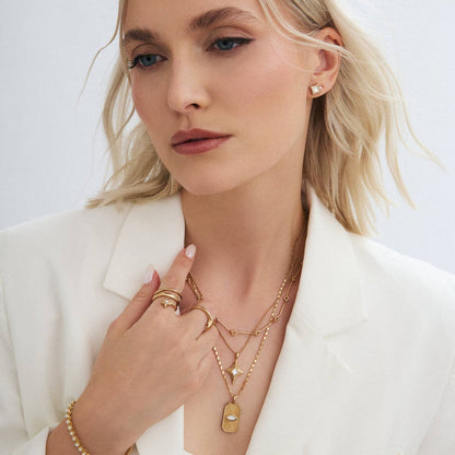 Mother of Pearl Stellina Studs