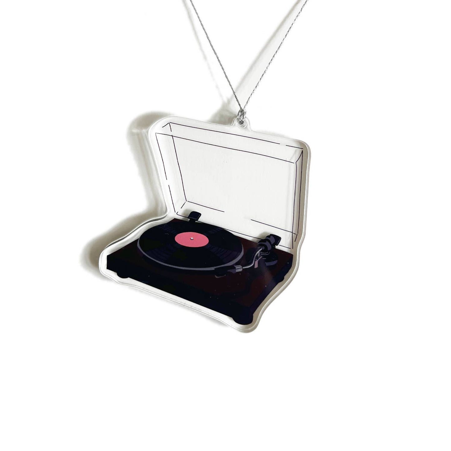 Record Player Christmas Ornament