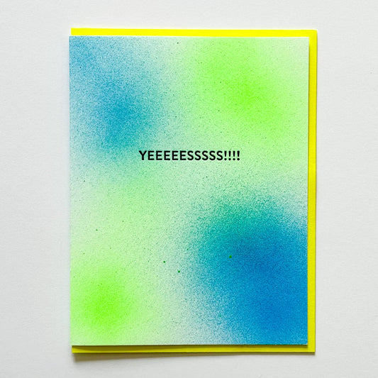 YEEEEESSSSS!!!! Celebration Card