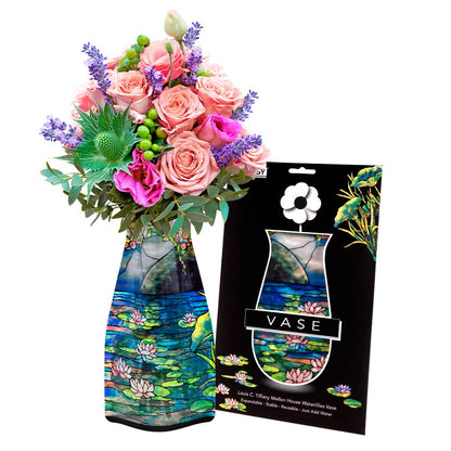 Mellon House Waterlilies Expandable Vase