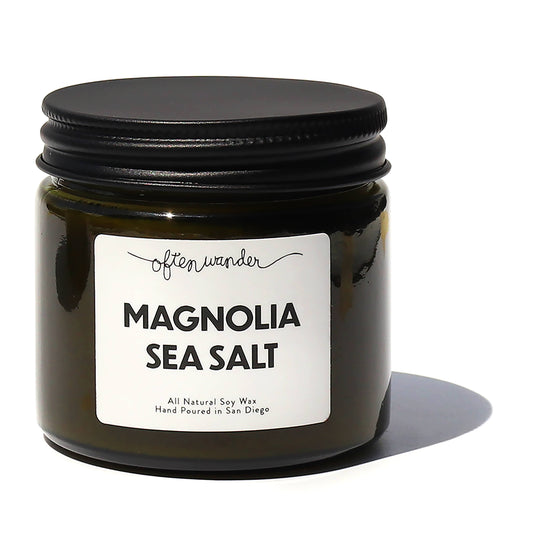 Magnolia Sea Salt Candle, 6oz