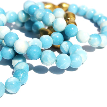 Larimar Beaded Bracelet