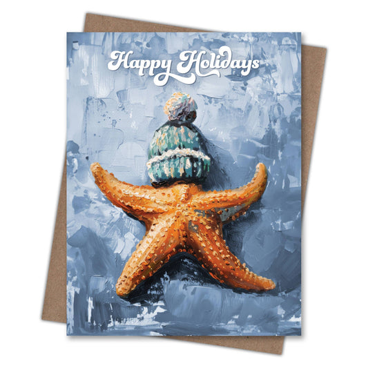 Starfish Happy Holidays Season's Greetings Card