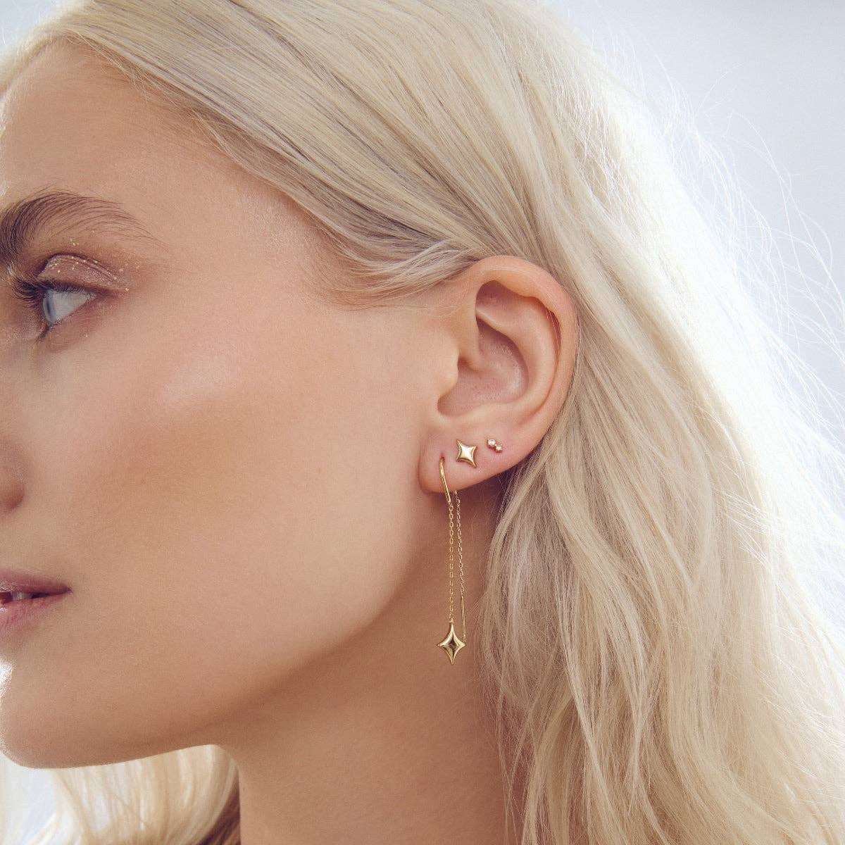 Lustra Puffy Star Studs