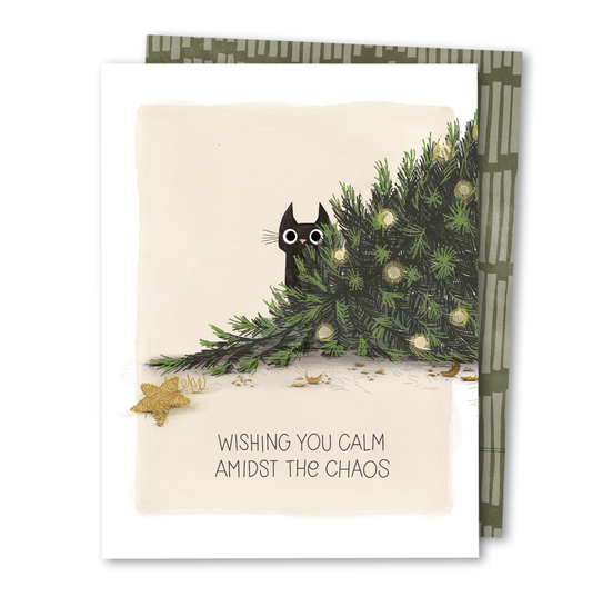 Cat Chaos Holiday Card