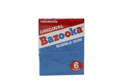 Bazooka Throwback Bubble Gum Wallet Pack