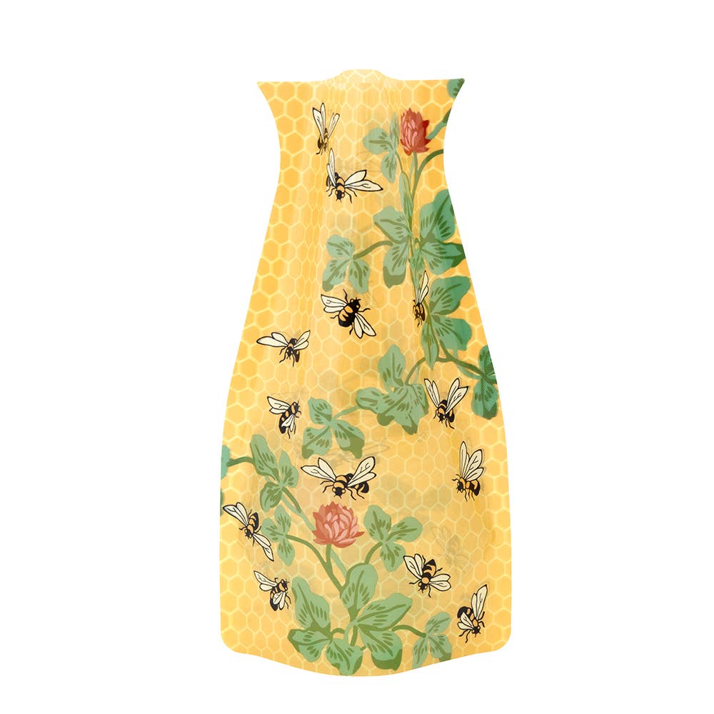 Candace Wheeler Bees With Honeycomb Expandable Vase